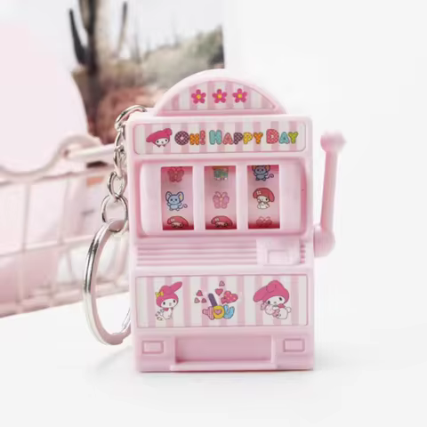 Lucky Shaker Pendant Game Machine, Lottery Machine, Keychain, Fruit Machine, Digital Childhood, Nost