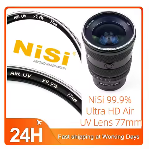 NiSi 99.9% Ultra HD Air UV 77mm DSLR Camera Filter Protection