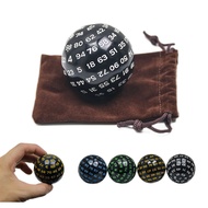 100 Sides dice with Small Bag Number 1-100 Running Group COC Board Game mtg dnd dice dice D100