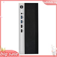 Mini ITX Computer Case HTPC Chassis with 4XUSB Support 1U PSU Compatible with MINI-ITX Motherboard