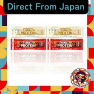 Asahi Ippon Manzoku Protein Bar 8 Pack Set 4 Assorted Flavors High Protein Snack Bar Japan
