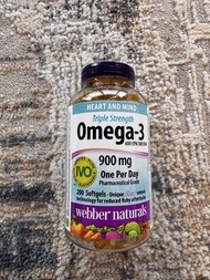 空運到港🇨🇦加拿大代購Webber Naturals Omega-3  正裝