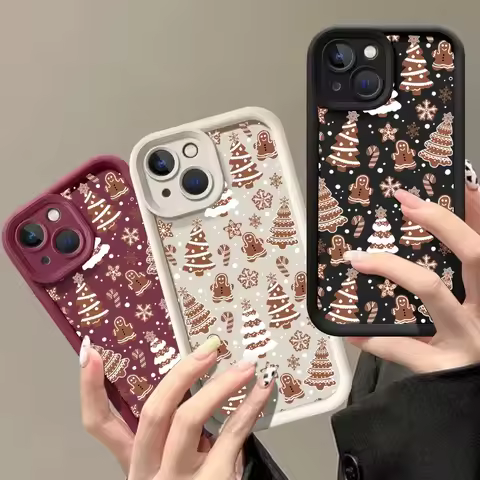 Case For Samsung Galaxy M15 M20 M31 M51 M30S M23 M11 A10 J7 Prime cover Soft Silicone Christmas Tree