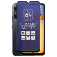 Matte Blue Ceramic Screen Protector For Redmi 13C / POCO C65 Blueray