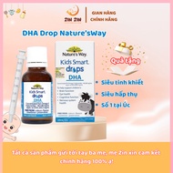 DHA Nature's Way Kids Smart Drops DHA EPA Supplement, Brain and Eye Support for Children 20ml