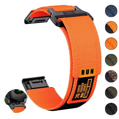 26mm Nylon Watch Band Quick Release Lightweight Strap for Amazfit T-Rex Ultra 2 51mm Wristband Brace
