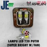 MATA [KURO RAIJIN] SUPERBRIGHT City LED Lamp (Djjal City Lamp) 80 eyes 40 watts with T20 Fan, DC 9-1
