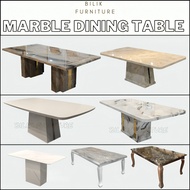 𝐓𝐎𝐏 𝐒𝐀𝐋𝐄  Marble Dining Table Only | Meja Marble Only | Meja Makan Solid Marble | Table