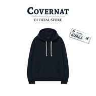COVERNAT Button Half-Neck Hoodie Navy (70011SBTHDU_S6NAXX)