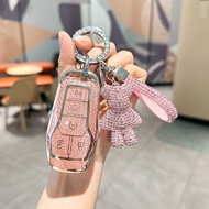 For Ford Territory Ranger T6 T7 WL Fiesta Everest Remote Car Key Cover Metal Key Fob Shell Accessori