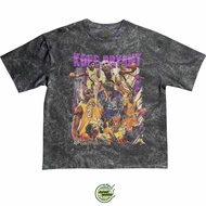 WASHED OVERSIZED NBA KOBE BRYANT NBA LAKERS VINTAGE STYLE T-SHIRT