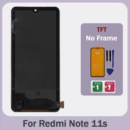 Original For Xiaomi Redmi Note 11S LCD Display Touch Screen Digitizer Assembly Replacement Parts For