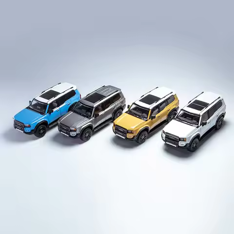 Diecast 1:64 Scale Prado LC250 LC70 Off Road SUV Simulation Alloy Car Model Collection Limited Editi