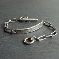 錫×銀手鐲 ID 鏈 Bracelet -KOBAN-