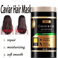 【SG STOCK】Caviar Hair Mask 1000g Anti-Frizz  Hair Conditioner Hair Repair Hair Mask Moisturizing Smo