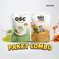 PAKET COMBO HEMAT Amiralab Queen Secret Caramel & Queen Secret Matcha 100GR