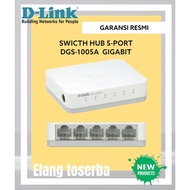 Switch Hub D-Link DLink 5 Port DGS 1005A Gigabit