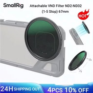 SmallRig 67mm Magnetic Attachable VND Filter ND2-ND32 (1-5 Stop) w 67mm Threaded Filter Ring for iPh
