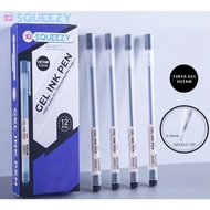 Squeezy GP-SQ777 0.5MM Black Gel Pen Pack contains 12 PCS