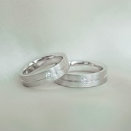 cincin kawin / cincin nikah / cincin pernikahan berlian DRF00297/296