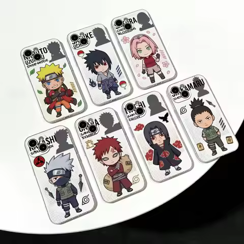 NARUTO ANIME Ultra Clear TPU Case Slim Lightweight Shockproof Cover For iPhone 17 16 15 14 13 12 11 