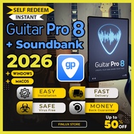 [SELF REDEEM] Guitar Pro 8.1.5 Build 26 + Soundbank Latest 2026 Lifetime For Windows (64-Bit)