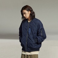 冬季菱格飛行員棉衣夾克 男士棒球服棉服外套