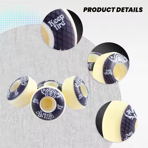 GZMO KEEPFIRE 4Pcs Skateboard Wheels 54mm PU Hardness Skate Board 85A Longboard Wheels for Street Lo