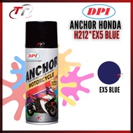ANCHOR MOTOCYCLE HONDA Spray Can Tin Cat Paint 400ML H212* EX5 Blue Biru Sprey Ancer Honda Ori 100% Original