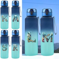 Student Daily Cute Filter Water Jug Leakproof Large Volume Portable Handle for Gym Outside
