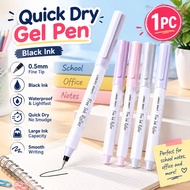 0.5mm Quick Dry Gel Pen Black Ink Rollerball Pen School Office 1pc Quick Dry Gel Pen