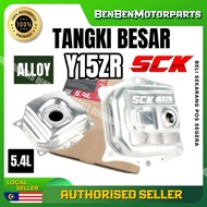 YAMAA Y15 ZR Y15ZR TANGKI BESAR ALLOY FUEL TANK MINYAK HITAM 5.4L RACING JALAN JAUH SCK ORIGINAL