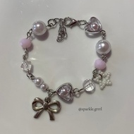 Coquette love bracelet