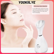 YOOKIILYE Facial Steamer Nano Lonic Warm Mist Face Steamer for Facial Deep Cleaning Face Spa Moisturizing Cleansing Pores Home Use Beauty