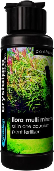 Crystalpro Flora Multi Minerals All-in-One Aquarium Plant Fertilizer - Plant Food for Fast Root & Le