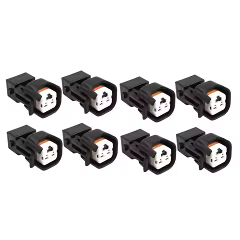 NEW 8pcs Fuel Injector Adapter Connector Fit for USCAR EV1 To EV6 & EV14 LS1 LS2 LS3