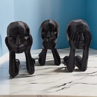 Home TV Cabinet Creative Crafts Nordic Entrance Living Room Art Decoration Desktop Character Sculptu