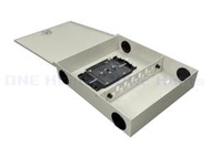 萬赫KC02-12C-W 12芯壁掛光纖終端箱(單開) 12路光纖盒 12口光纖箱 終端光纖收容箱 光纖收納器具