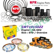 NPR Piston Ring Set SWT10150ZZ for Toyota Corolla Levin 1.6 20V 4AGE 4A-GEU (Black Top) - 81.0mm