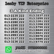 VIP Number, VIP Mobile Phone Number, Silver Number Series 3 A Kind 222, Prepaid Number, Digi, Celcom, Hotlink, XOX,