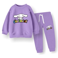 Setelan Joger Baju Anak Perempuan Gambar Motif Cinnamoroll One Set Usia 1 Sampai 6 Tahun