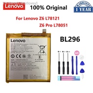 1 00 Original 4000mAh BL296   For Lenovo Z6 L78121 Z6pro / Z6 Pro L78051 BL 296 Replacement Phone Ba