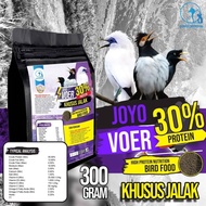 VOER BURUNG JALAK VOER HARIAN VOER NUTRISI KOMPLIT JOYO VOER JALAK PROTEIN 30% 300 GR