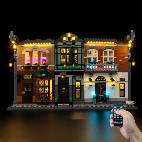 LED Lighting Set Suitable for LEGO Sherlock Holmes Book Nook 10351 Lighting Gift (Excluding Building