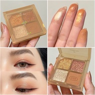 Eyeshadow 4U2 4-Hole Palette This Color Is Beautiful. Tone Must Have No. 05 Golden Star Champagne Go