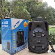 BT-1205 12 Inch LED Portable Super Bass Speaker Bluetooth/USB/TF/LED Light