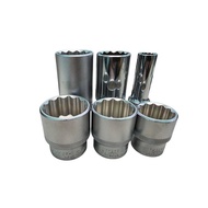 MAJESTA 1/2" Dr. Pendek soket / Panjang Soket /Box socket / Deep Socket 12point 34mm ~ 38mm