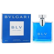 BVLGARI BLV Pour Homme Eau de Toilette 寶格麗藍寶石藍茶寶藍男士淡香水持久清新100ml