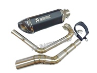 ชุดท่อ Raider150 คาบู ท่่อแต่ง Raider150+ปลายท่อ AK14 นิ้ว