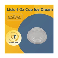 4 Oz (120ml) Ice Cream Paper Cup Lids 4 Oz Ice Cream Cup Lids
